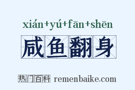 咸鱼翻身是什么意思的图片